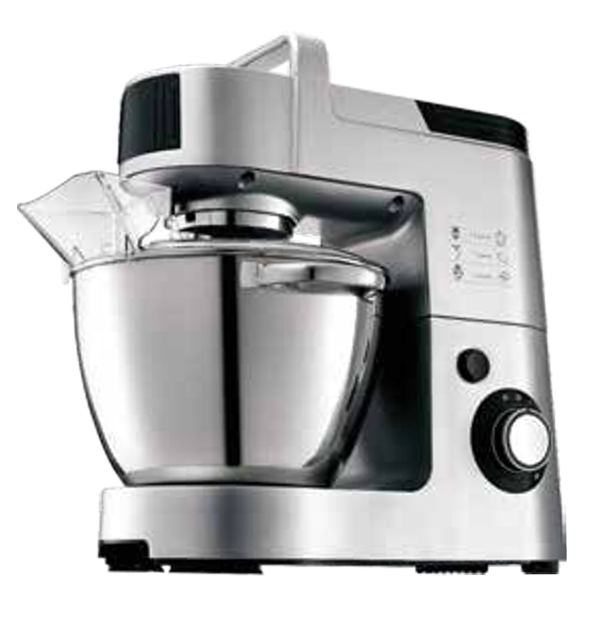 Roestvrijstalen design mixer met mengkom - 1000W