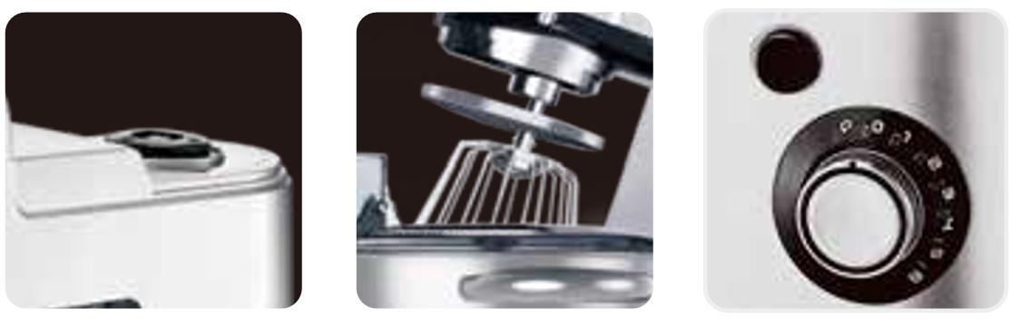 Roestvrijstalen design mixer met mengkom - 1000W
